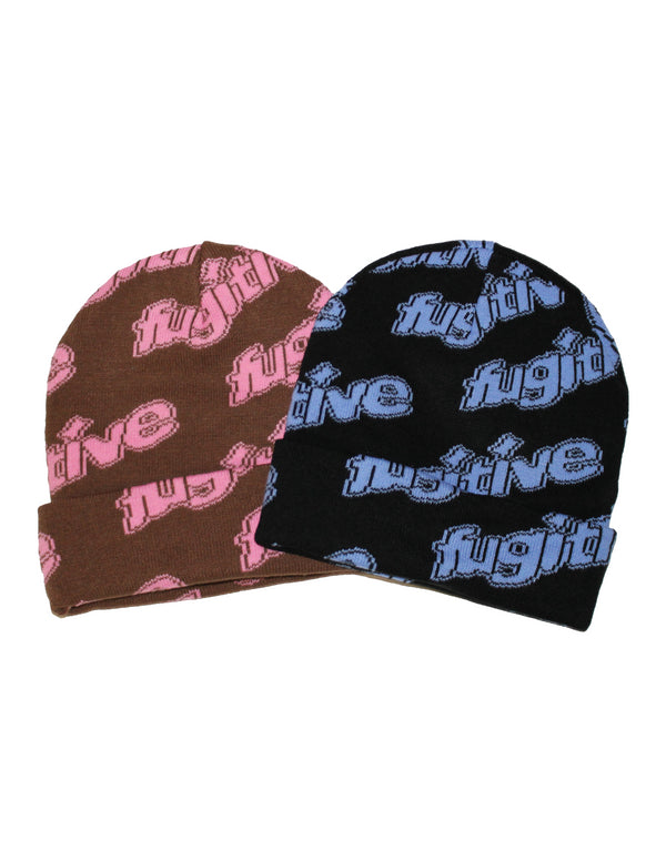 ALL OVER LOGO BEANIE
